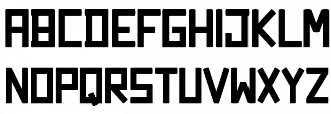 dark forest Font Litere mari