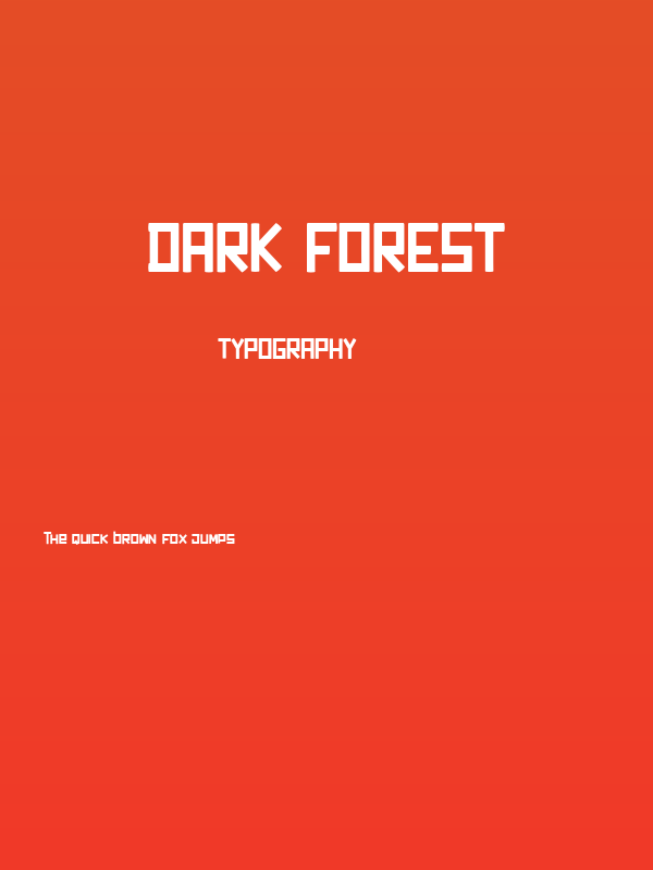 dark forest Poster