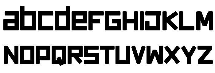 dark forest Font LOWERCASE