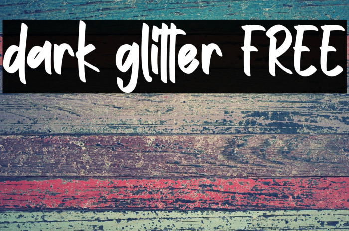 dark glitter FREE Example 1