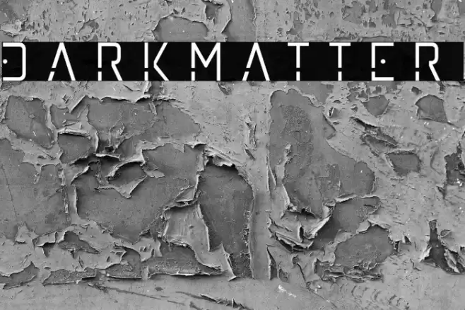 darkmatter Font examples