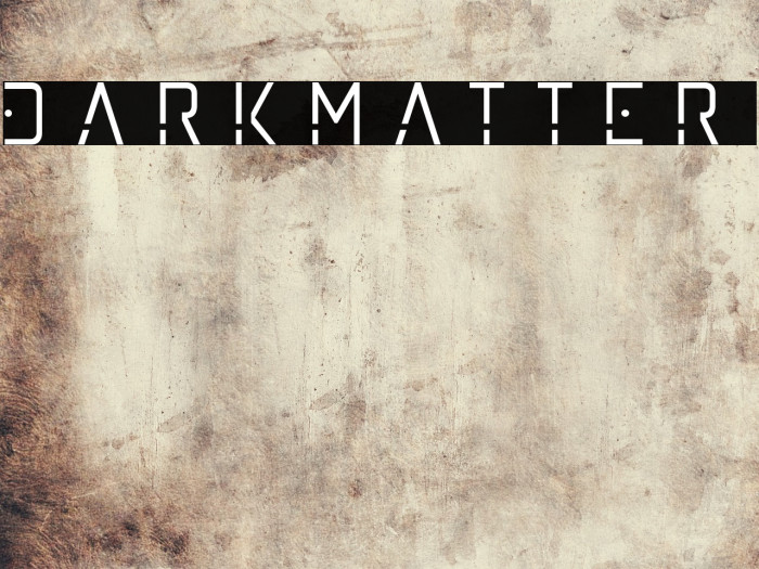 darkmatter Fonte examples