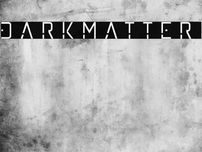 darkmatter Font examples