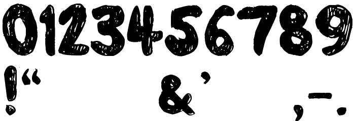 daub Font OTHER CHARS