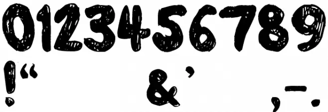 daub Font OTHER CHARS