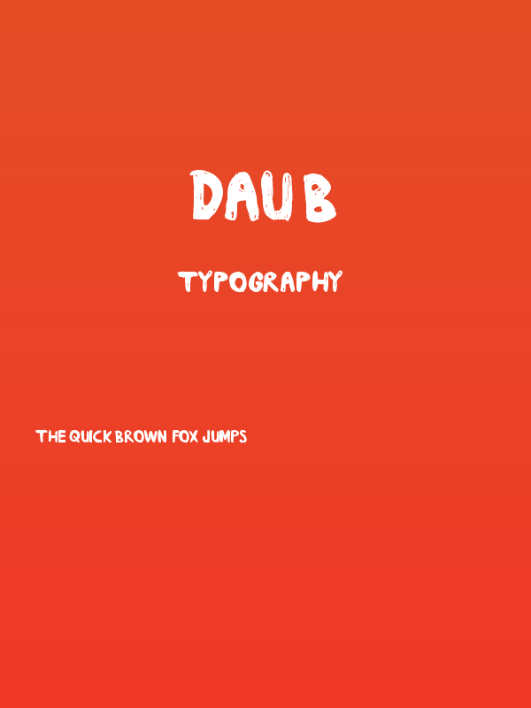 daub Poster
