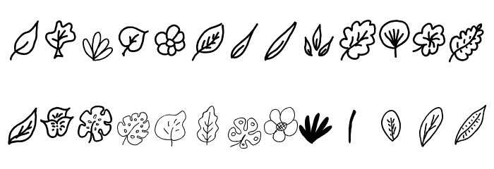 daun Font LOWERCASE