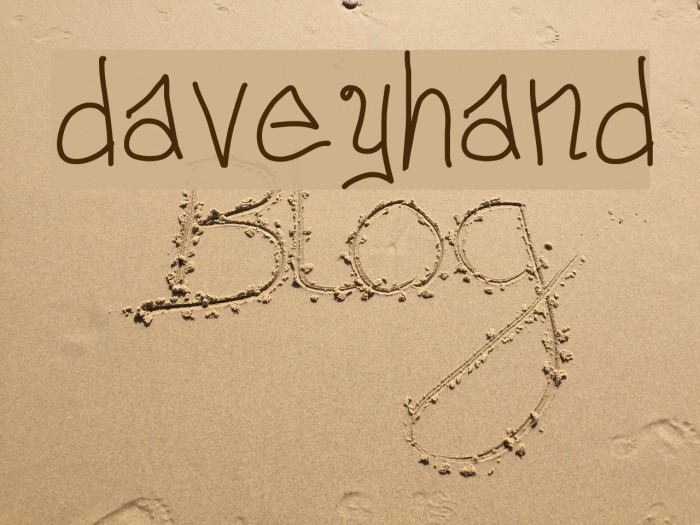 daveyhand Font examples