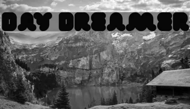day dreamer Font examples