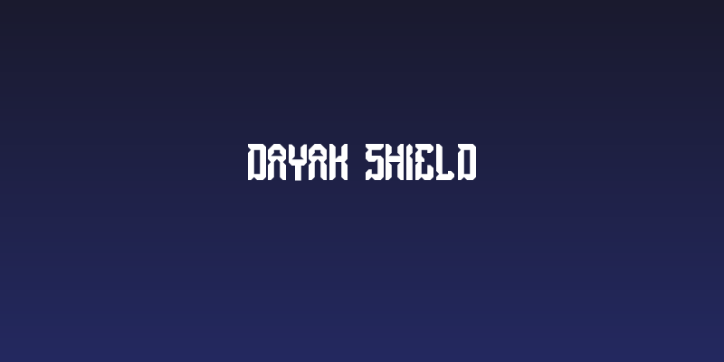 dayak shield Social Header