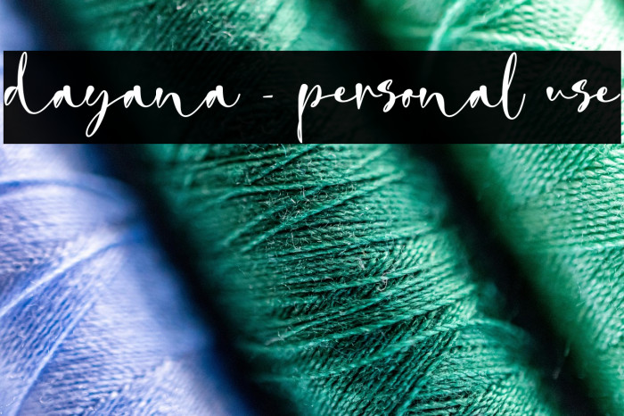 dayana - personal use Example 1