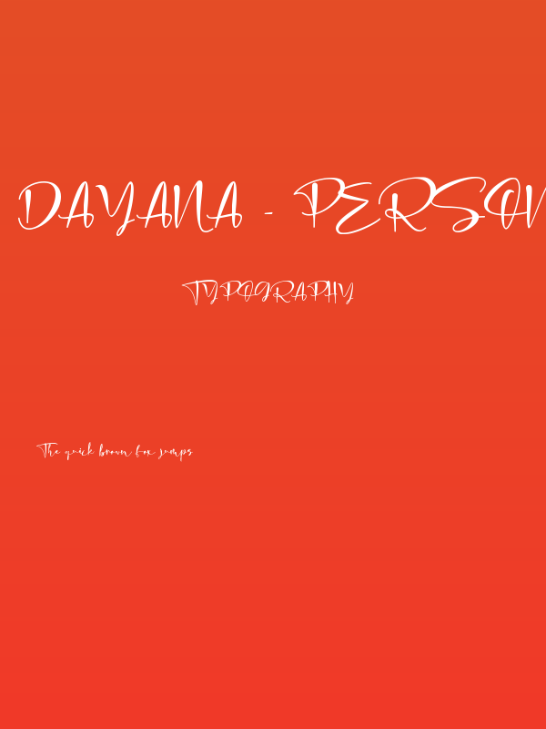 dayana - personal use Poster