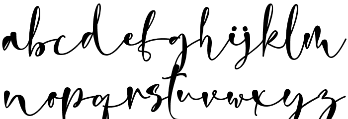 dayana - personal use Font LOWERCASE