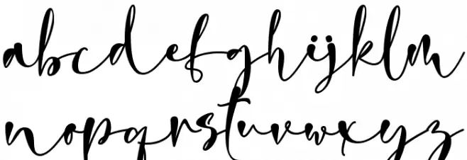 dayana - personal use Font LOWERCASE