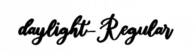 daylight-Regular  Frei Schriftart Herunterladen