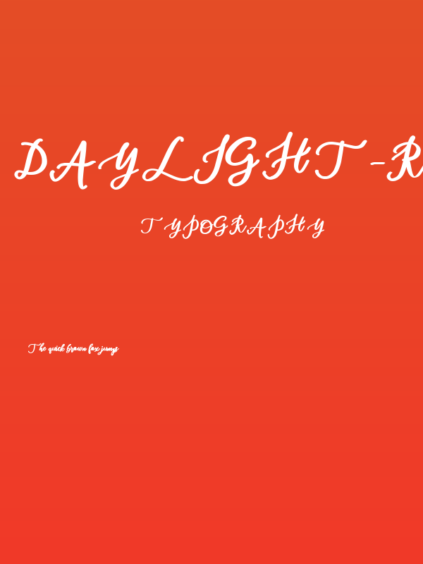 daylight-Regular Poster