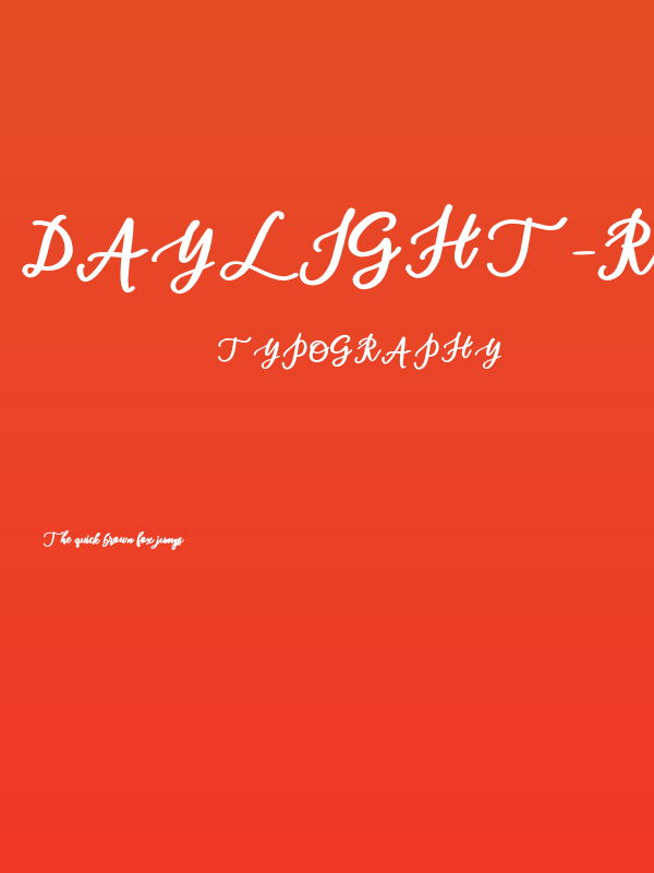 daylight-Regular Poster