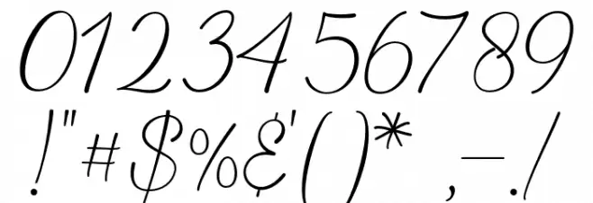 daylin Font OTHER CHARS