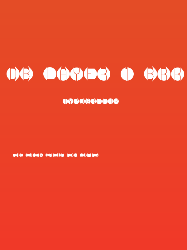 DB Layer 1 BRK Poster