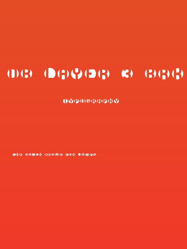 DB Layer 3 BRK Poster