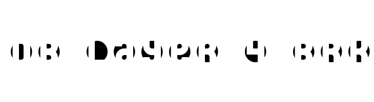 DB Layer 4 BRK  免费字体下载