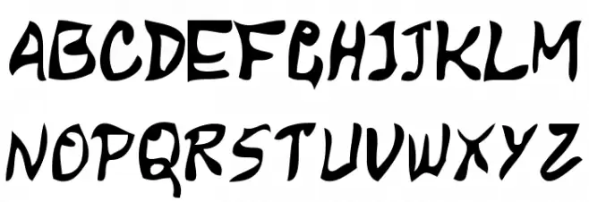 DBE-Arcturus Font Litere mari