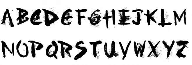 DBE-Beryllium Schriftart Groß