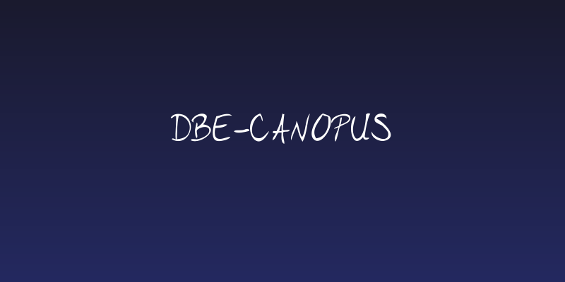 DBE-Canopus Social Header