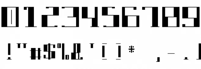 DBE-Lithium Шрифта ДРУГИЕ символов