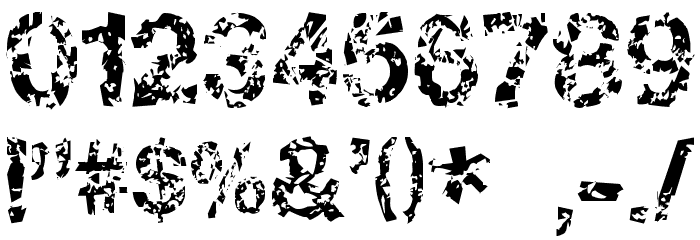 DBE-Oxygen Font OTHER CHARS
