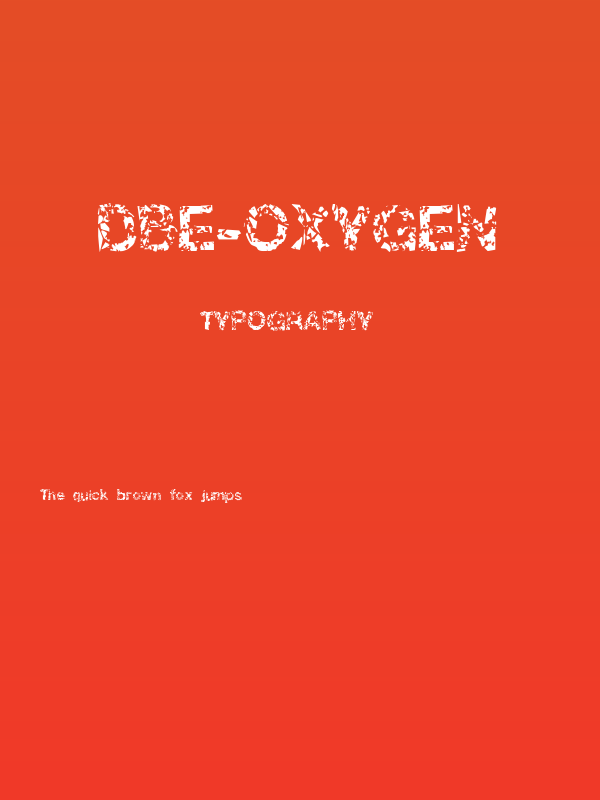 DBE-Oxygen Poster