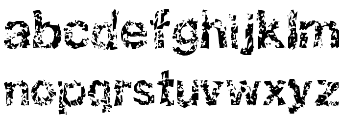 DBE-Oxygen Font LOWERCASE