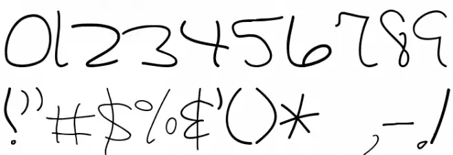 DBE-Rigel Font OTHER CHARS