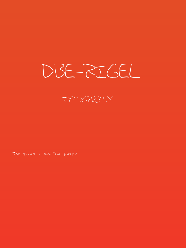 DBE-Rigel Poster