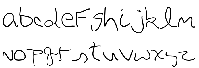 DBE-Rigel Font LOWERCASE