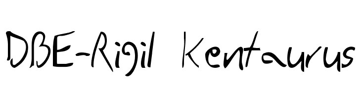 DBE-Rigil Kentaurus Font
