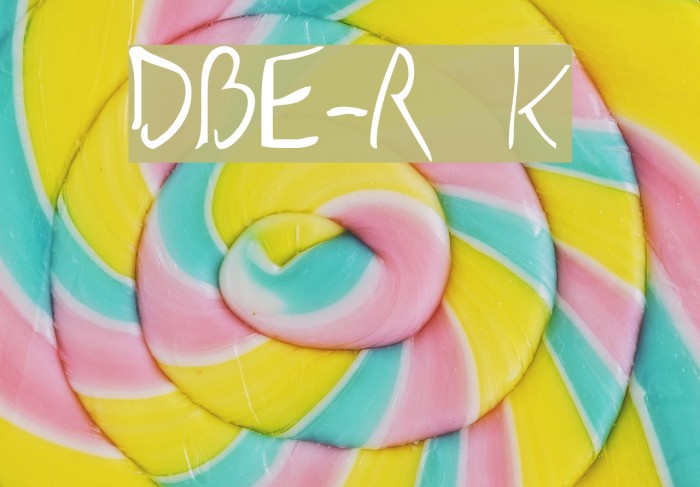 DBE-Rigil Kentaurus फ़ॉन्ट examples