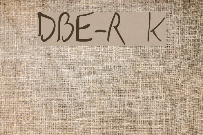DBE-Rigil Kentaurus फ़ॉन्ट examples