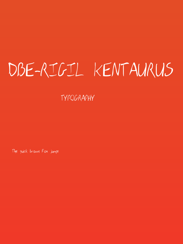 DBE-Rigil Kentaurus Poster