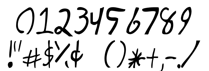 DBE-RigilKentaurus Font OTHER CHARS