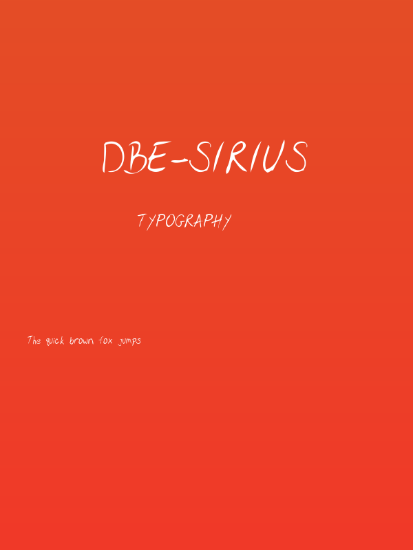 DBE-Sirius Poster