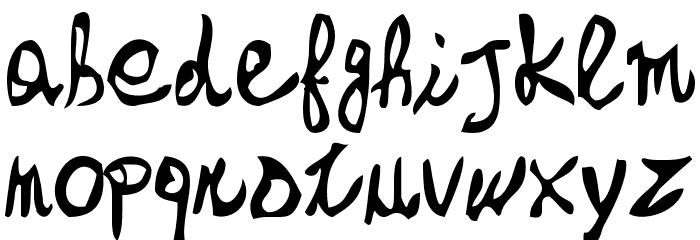 DBE-Vega Font LOWERCASE