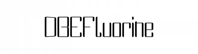 DBEFluorine  Fuentes Gratis Descargar