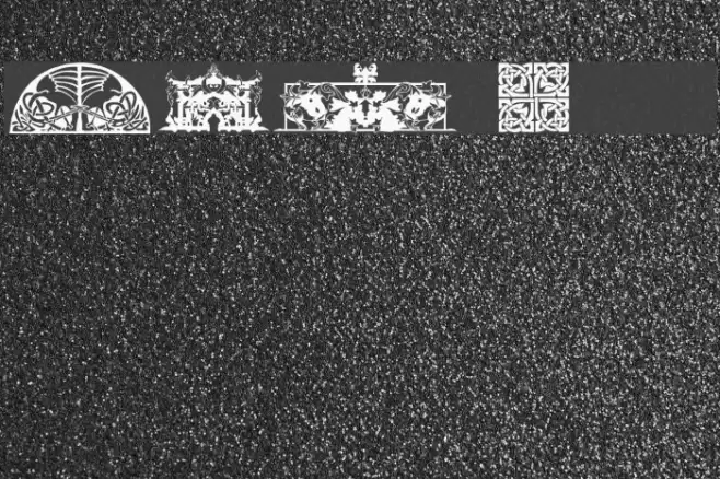 DBL Celtic Font examples