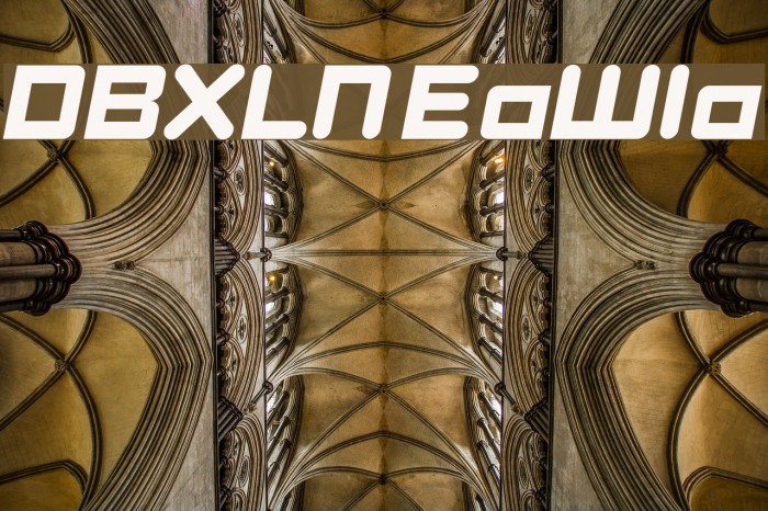 DBXLNightfever ExtraWideItalic Font examples