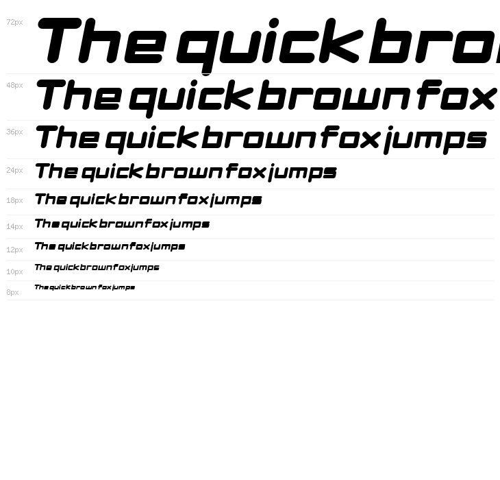 DBXLNightfever ExtraWideItalic Waterfall