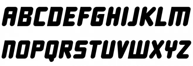 DBXLNightfever Italic Font Litere mari