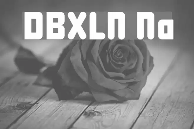 DBXLNightfever Normal Font examples