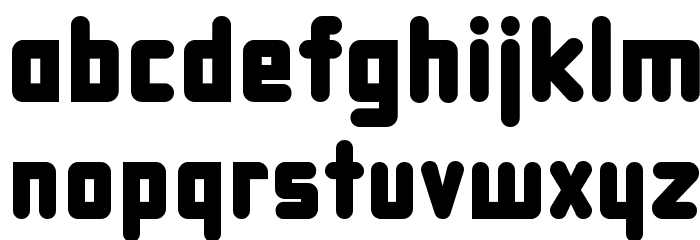 DBXLNightfever Normal Font LOWERCASE