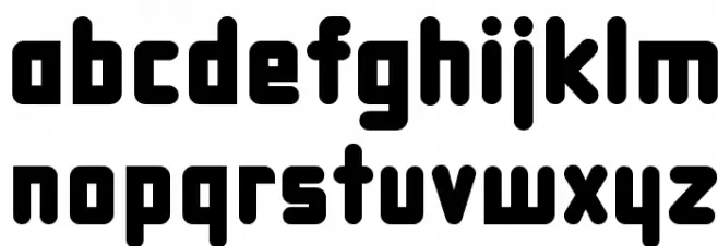 DBXLNightfever Normal Schriftart Kleinbuchstaben